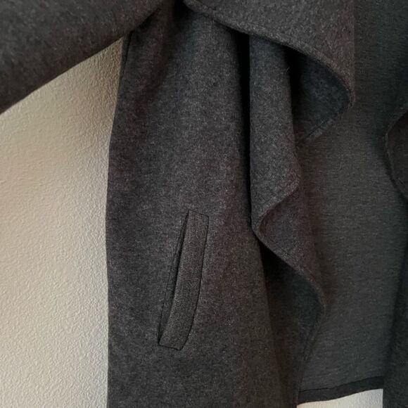 doe & rae women cropped open front cardigan L - Picture 2 of 6